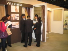 川島織物セルコン 内見会会場風景